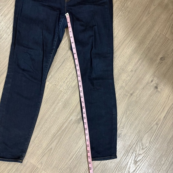 J. CREW Toothpick Dark Wash Skinny Jeans Women’s Sz 29 Cotton Blend Stretch - Picture 4 of 9